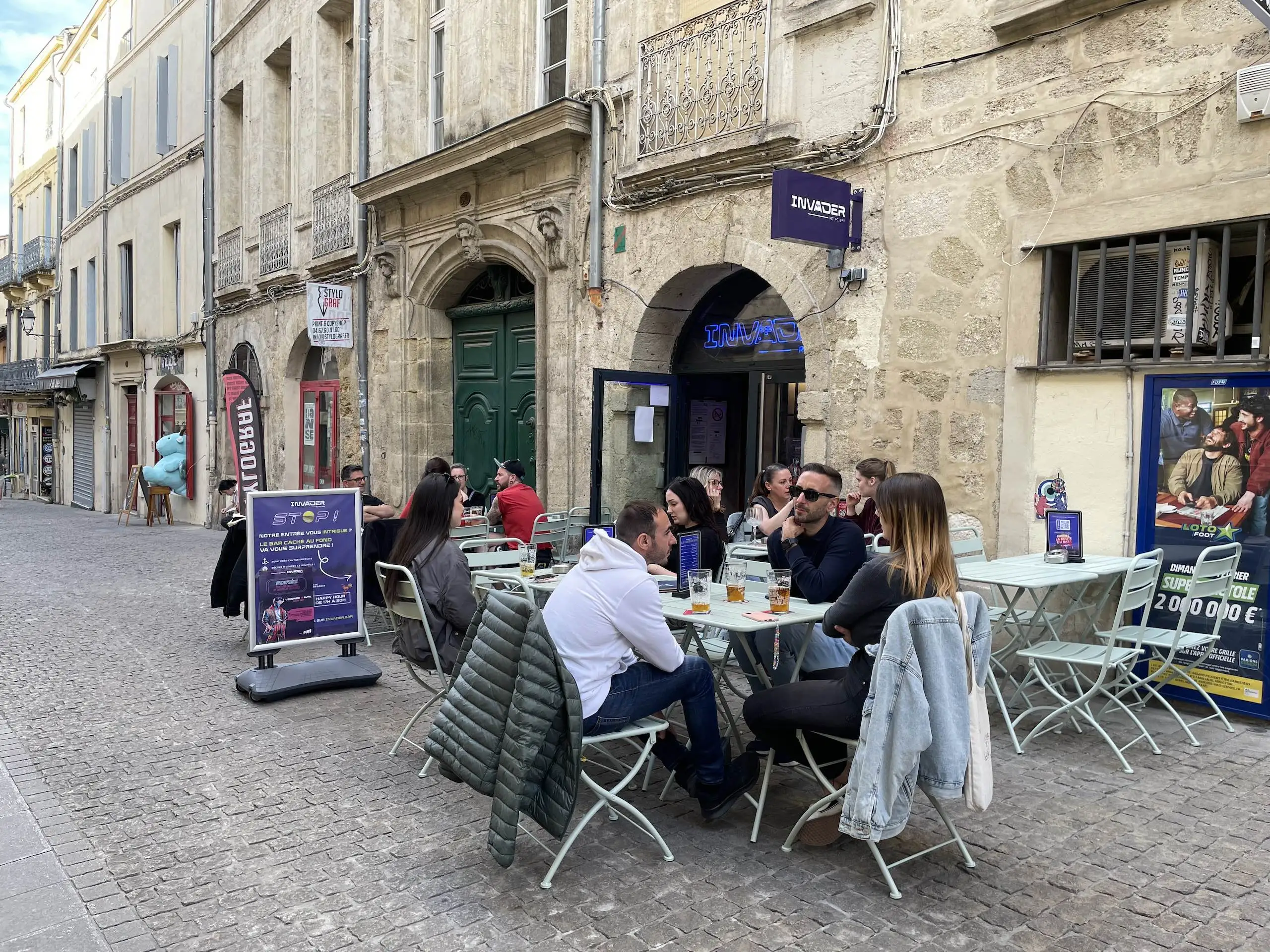 Terrasse Invader Bar