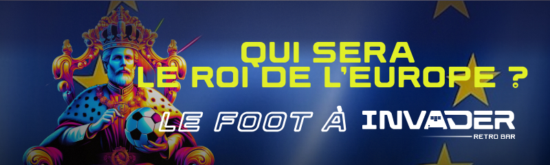 Invader bar au centre de Montpellier diffuse les demi-finales de la Ligue des champions et de la Ligue Europa 2024 sur écran géant. Matchs-aller et matchs-retour