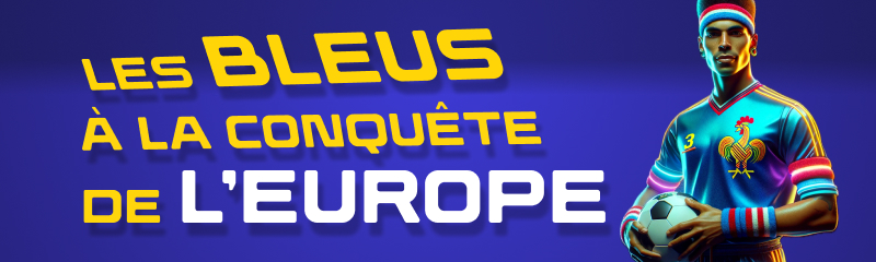 Match de l'euro 2024 de football avec les Bleus de l'équipe de France
